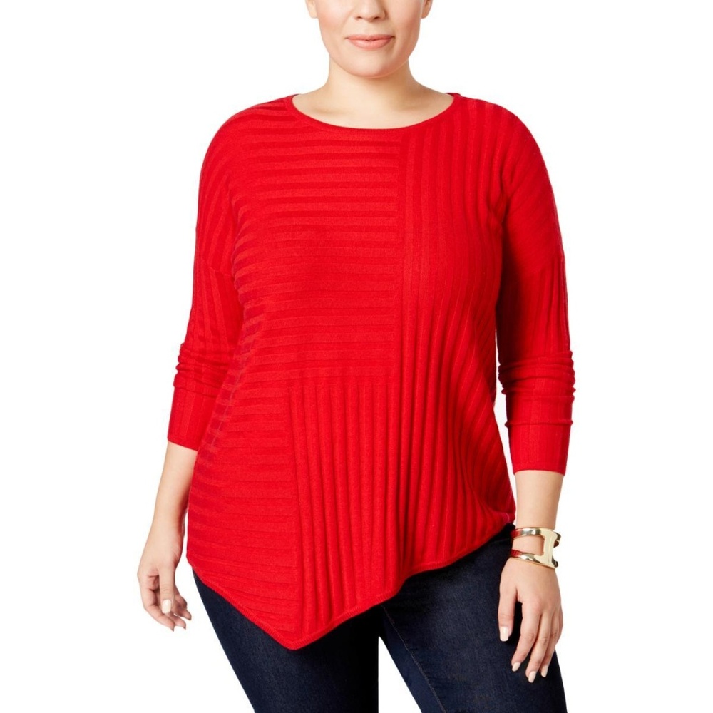 International Concepts Women's Asymmetric Sweater